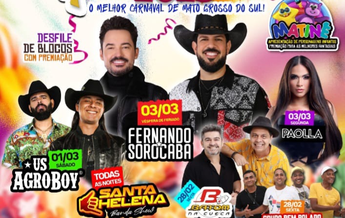 Carnaíba 2025 promete aquecer comércio local com shows nacionais